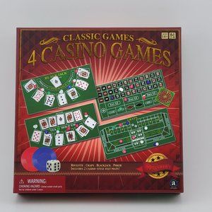 Merchant Ambassador Classic Collection 4 Casino Games  Board Game NEW